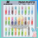 梟客XIAOKE一次性電子菸拋棄式7500口:圖片 2